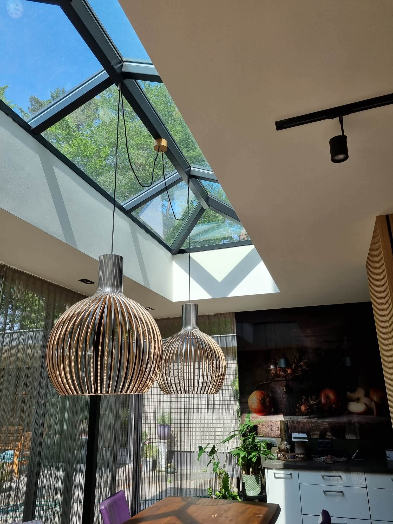 Geschikte lichtstraten uitbouw