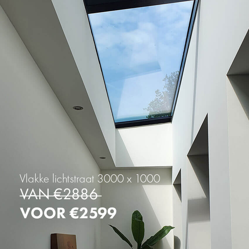 Voorjaarsactie vlakke lichtstraat